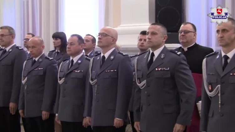 Ślubowanie policjantów