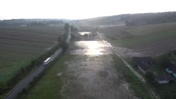 Huta Dzierążyńska po nocnej ulewie - 5/6 września 2018