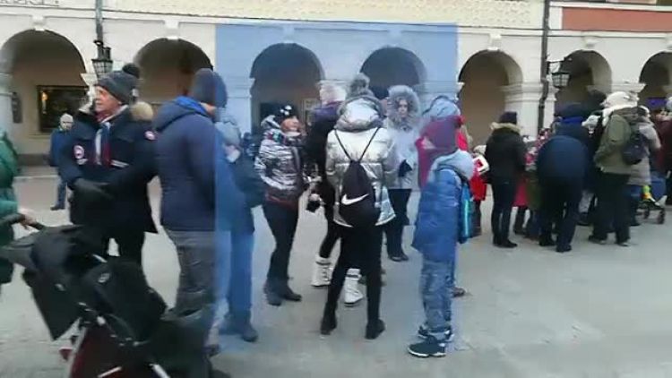 Świetlny początek zimy z Radiem Zet w Zamościu