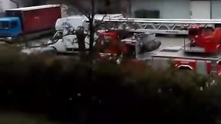 Pożar w hurtowni na ul. Przemysłowej w Zamościu