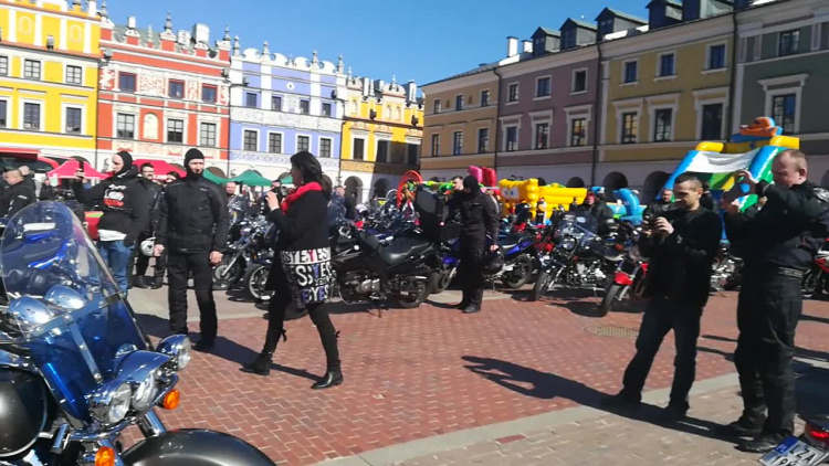 Moro Marzanna - Początek sezonu motocyklowego w Zamościu. 24 marca 2019