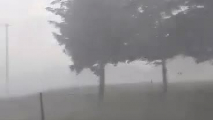 Dobużek Kolonia - ulewa, 6 czerwca 2019