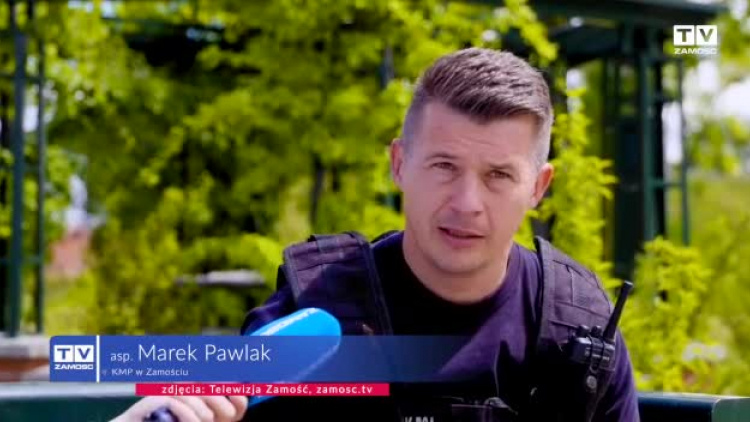 Policyjny bohater asp. Marek Pawlak - materiał Zamość TV