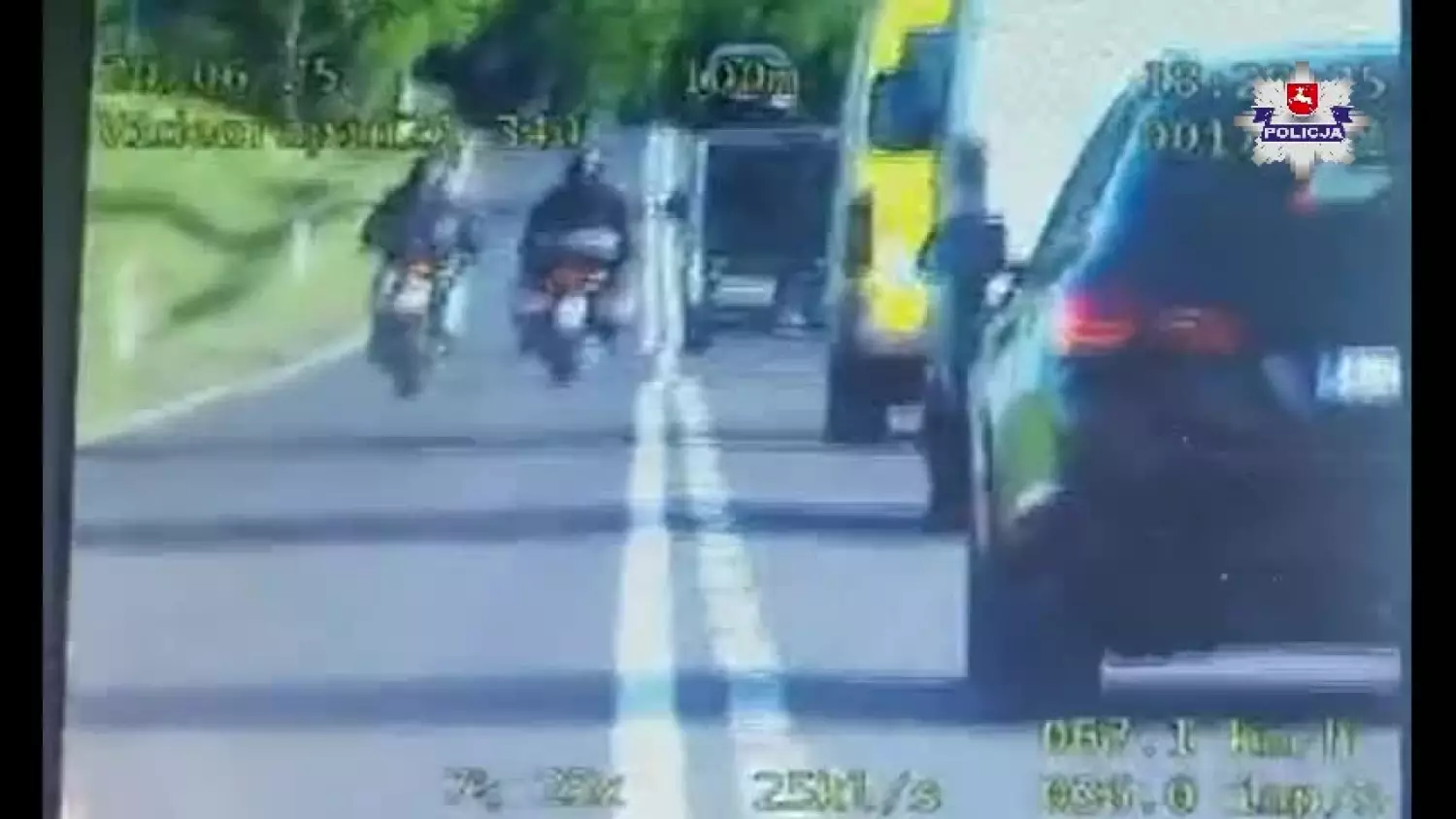 Brawurowa jazda motocyklistów zakończona wysokimi mandatami