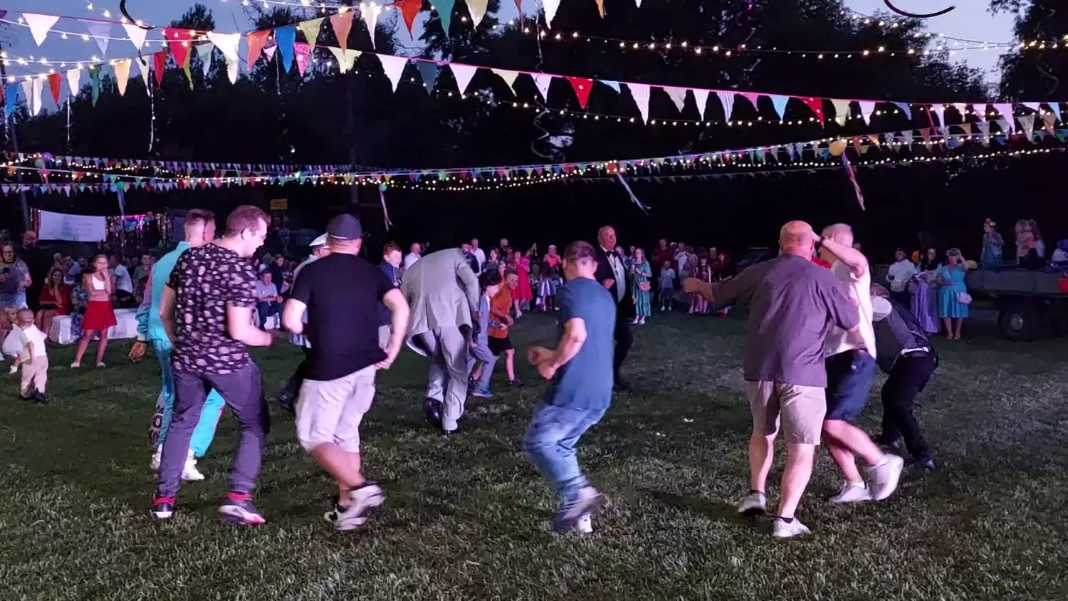 Wesele w stylu PRL - oczepiny. KGW Michalów